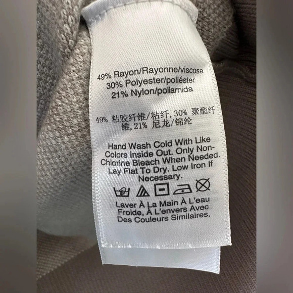 DKNY Leopard print crew neck sweater size S - Picture 10 of 10